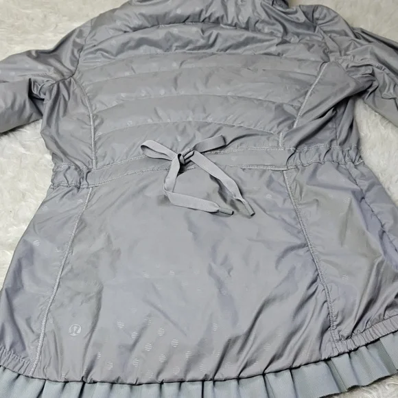 Women's Light Gray Hooded Jacket - Picture 12 of 15